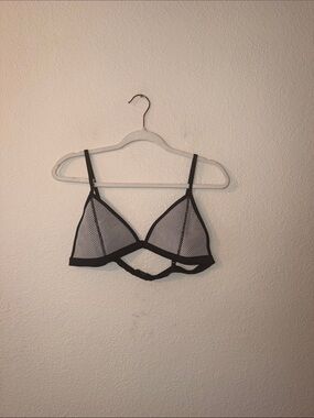TRIANGL black and white bikini top